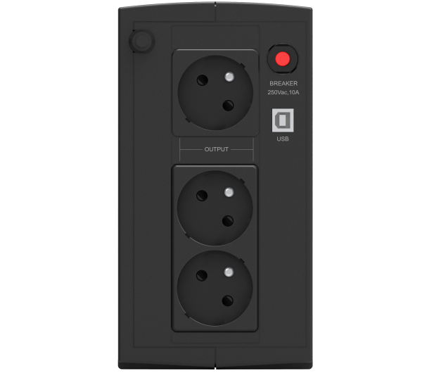 Power Walker LINE-INTERACTIVE (1000VA/600W, 3x FR, AVR) - 544099 - zdjęcie 3